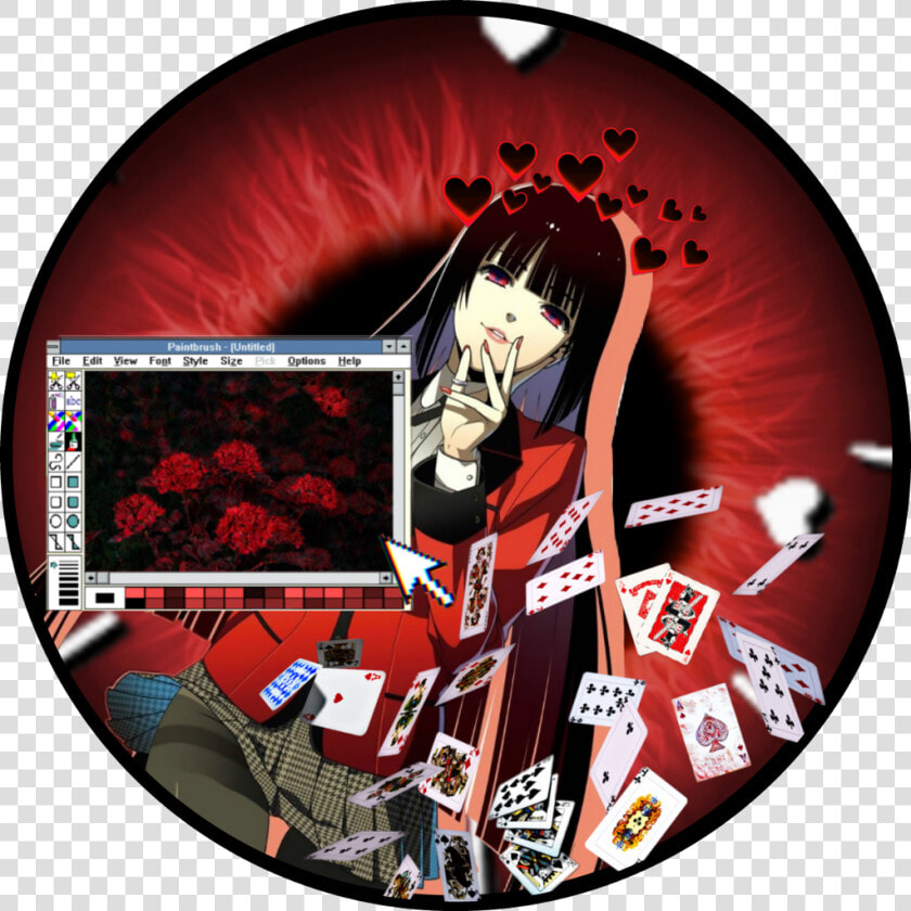  yumeko  jabami  yumekojabami  kakegurui  anime  red   Kakegurui Icons  HD Png DownloadTransparent PNG