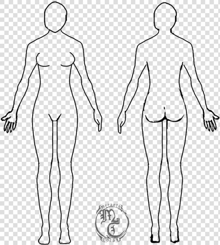 Human Body Outline Png   Human Body Outline Female  Transparent PngTransparent PNG