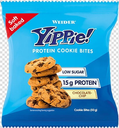 Yippie Protein Cookie Bites   Protein Cookies Low Sugar  HD Png DownloadTransparent PNG