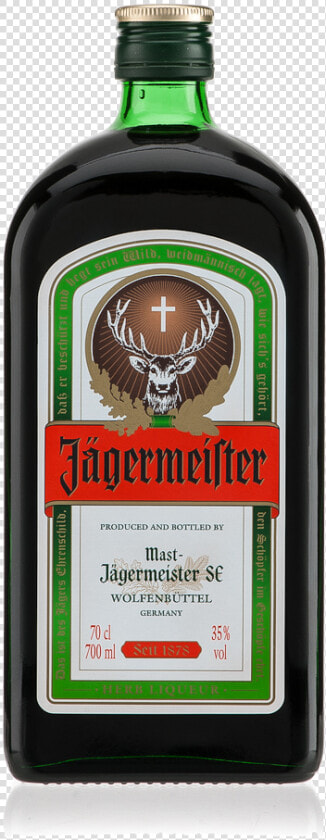 Jagermeister Liqueur 700ml   Jagermeister 750ml  HD Png DownloadTransparent PNG