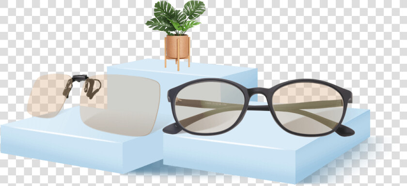 Blue Light Blocking Glasses And Clip On Eyeglasses   Coffee Table  HD Png DownloadTransparent PNG