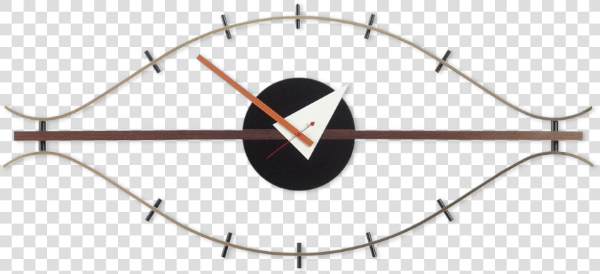 George Nelson Wall Clock Eye Clock Model Eye Clock   George Nelson Clock Designs  HD Png DownloadTransparent PNG