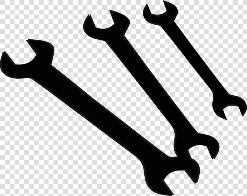 Find Reliable Mechanics In   Black And White Wrench  HD Png DownloadTransparent PNG