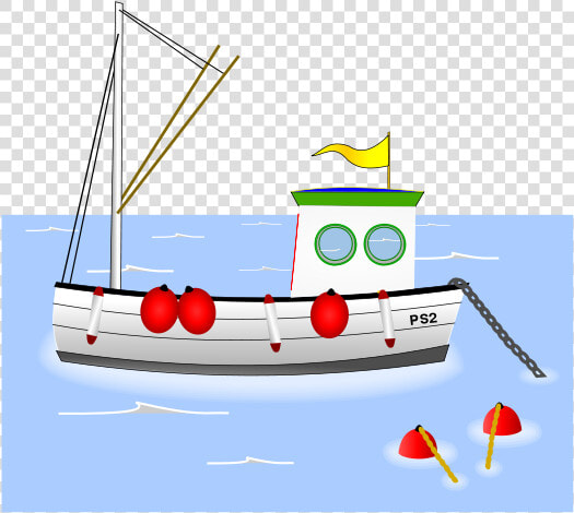 Fishing Vessel Recreational Boat Fishing Clip Art   Cartoon Commercial Fishing Boat  HD Png DownloadTransparent PNG