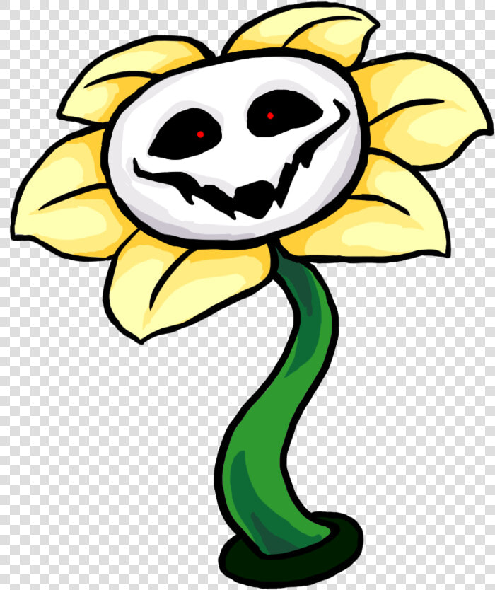 Picture Of Flowey I Drew Recently   Flowey The Flower Png  Transparent PngTransparent PNG