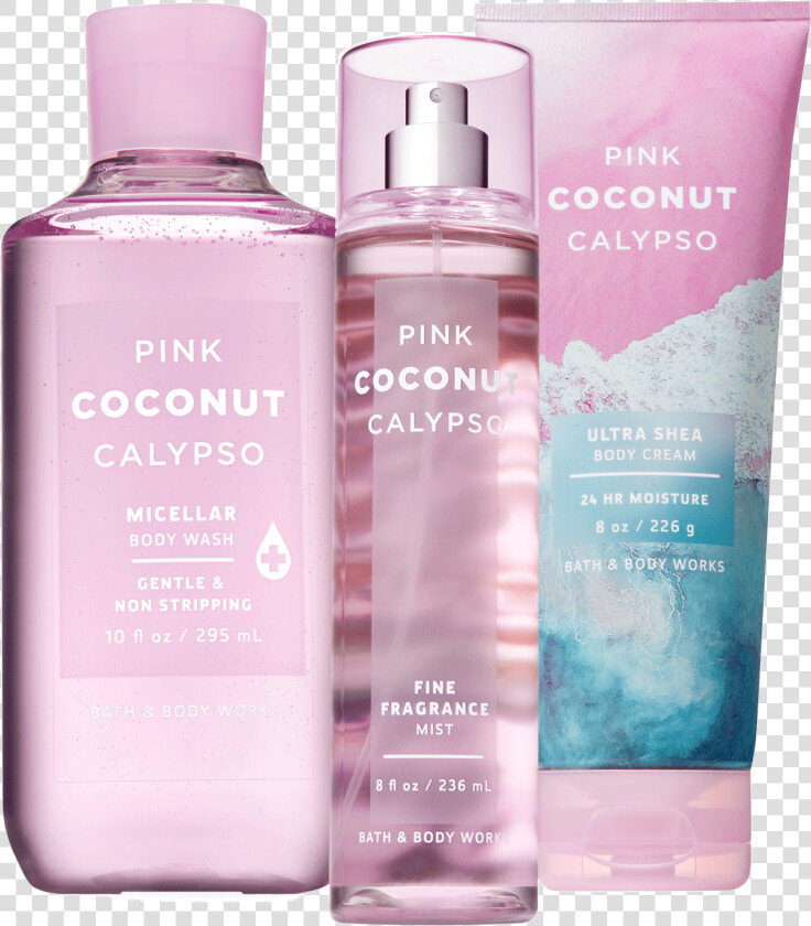 Bath  amp  Body Works Presenta Su Colección Pretty In Pink   Bath And Body Works Pink Coconut Calypso  HD Png DownloadTransparent PNG