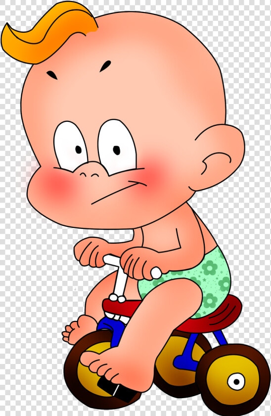 Láminas Infantiles Y Para Adolescentes   Comic Baby Biy Biker  HD Png DownloadTransparent PNG