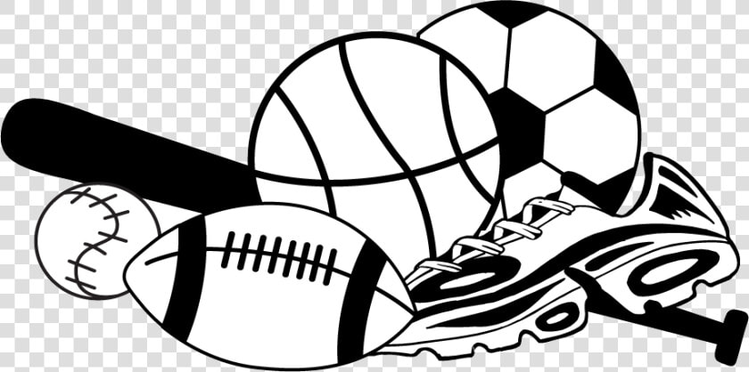 Sports Balls Clip Art Black And White Transparent Png   Sports Balls Black And White  Png DownloadTransparent PNG