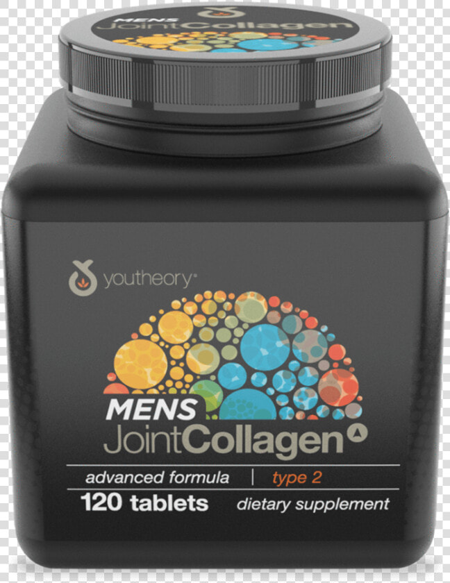 Mens Joint Collagen   Youtheory Mens Collagen Advanced 160 Tablets  HD Png DownloadTransparent PNG