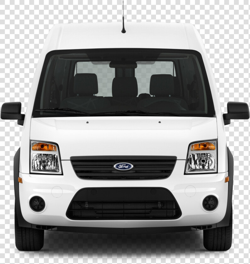 Transparent Camioneta Png   Ford Transit Connect 2012 Front  Png DownloadTransparent PNG