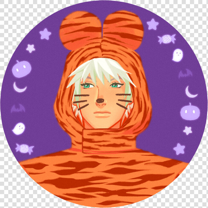 Shrugs And Draws Riku In The Same Tiger Costume I Ve   Illustration  HD Png DownloadTransparent PNG