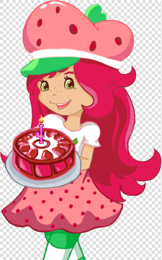 Transparent Strawberry Shortcake Logo Png   Strawberry Shortcake Cartoon  Png DownloadTransparent PNG