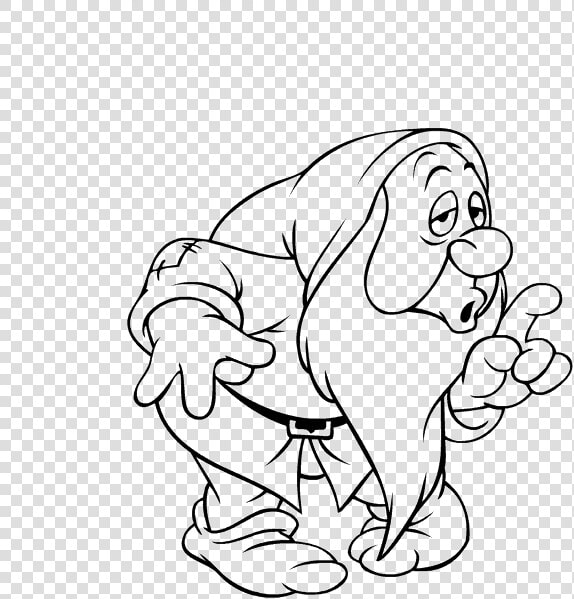 Drawing Snow White And The Seven Dwarfs   Snow White Dwarfs Coloring  HD Png DownloadTransparent PNG