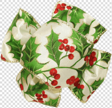 Holly And Berries 50yds Ribbon Christmas   Rose  HD Png DownloadTransparent PNG