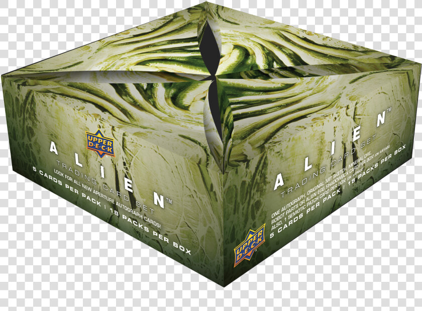 Alien Trading Card Set Is Available In Your Local Hobby   Upper Deck Alien Box  HD Png DownloadTransparent PNG