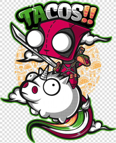 Deadpool Gir Tacos Stunning Free Transparent Png   Tacos Deadpool Gir  Png DownloadTransparent PNG