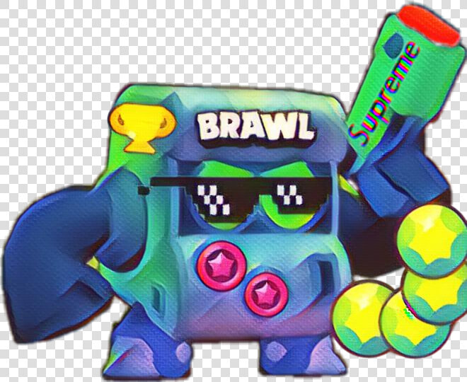  brawlstars  brawlstar  brawl 8bit Supreme   Baby Toys  HD Png DownloadTransparent PNG