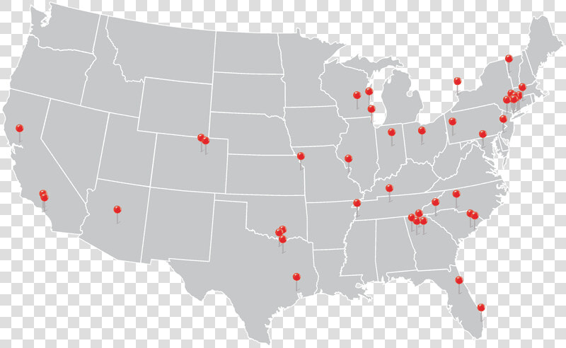 United States Map Distance  HD Png DownloadTransparent PNG