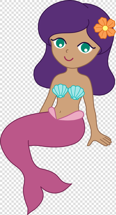 Mermaid Clipart Transparent   Mermaid Clipart Kids  HD Png DownloadTransparent PNG