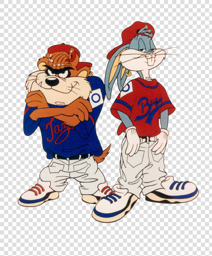 Looney Tunes Hip Hop   Bugs Bunny Y Taz  HD Png DownloadTransparent PNG