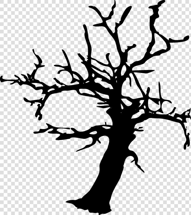 Black Halloween Tree Png Download   Halloween Tree Silhouette Png  Transparent PngTransparent PNG