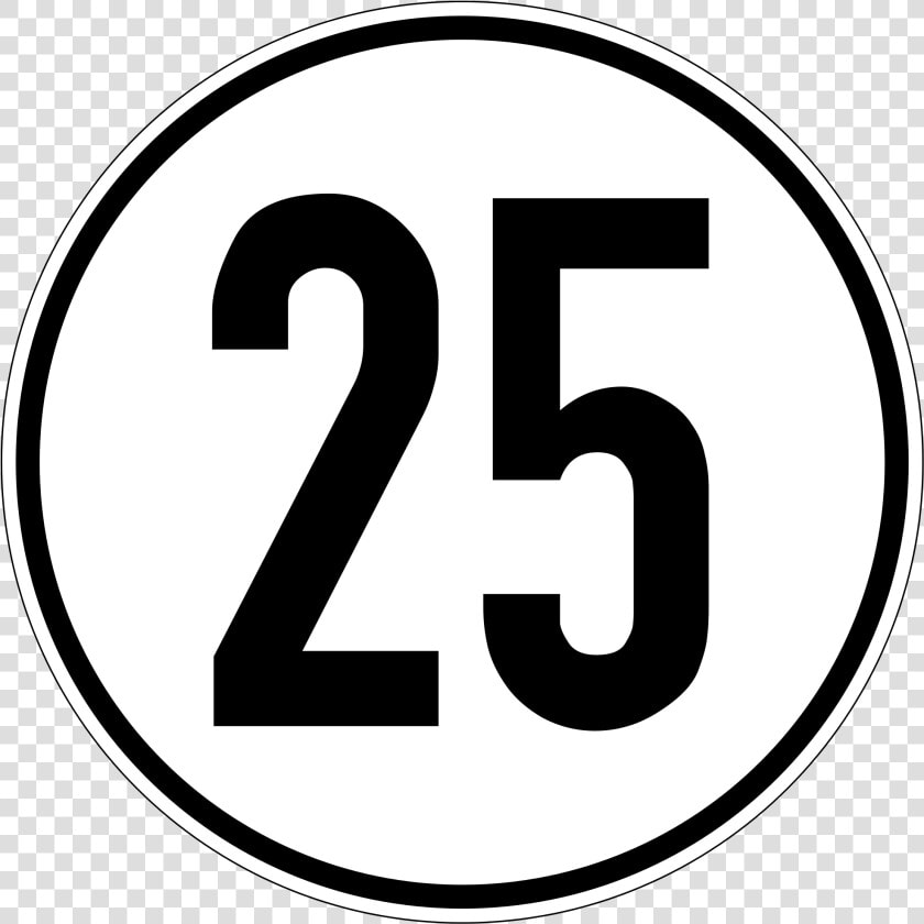 25 Number Png   Number 25 In Circle  Transparent PngTransparent PNG