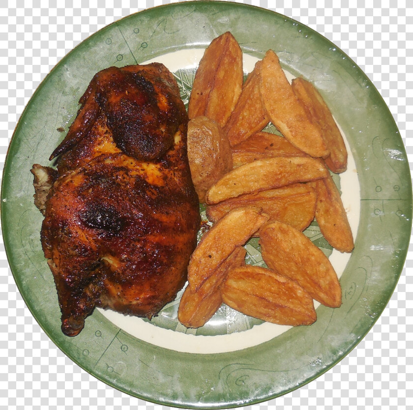 Rotisserie Chicken And Potato Wedges   Potato Wedges  HD Png DownloadTransparent PNG