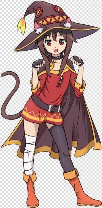 Konosuba Fan Art   Neko Megumin  HD Png DownloadTransparent PNG