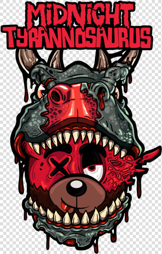 Midnight Tyrannosaurus Scummy Bear  HD Png DownloadTransparent PNG