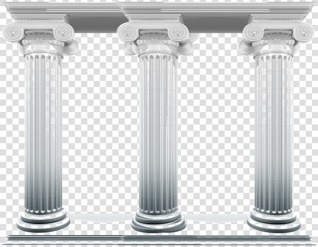 Picture Black And White Library Pillars Vector Greek   3 Pillars  HD Png DownloadTransparent PNG