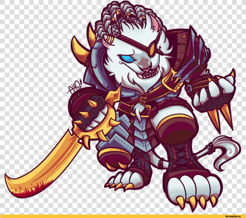 Fictional Art demon supernatural Creature art   Rengar Head Png  Transparent PngTransparent PNG