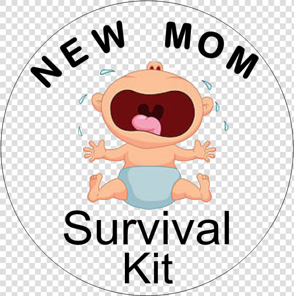 Clip Cards Survival   New Mom Survival Kit Label  HD Png DownloadTransparent PNG