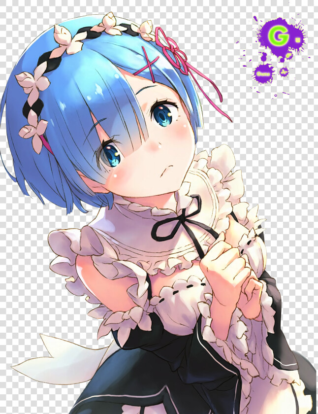  ♚  Tsundere Service Taller Gráfico   Rem Re Zero Fanart  HD Png DownloadTransparent PNG