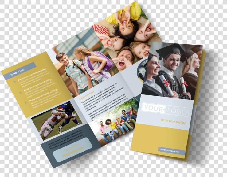 School Event Brochure Template Preview  HD Png DownloadTransparent PNG