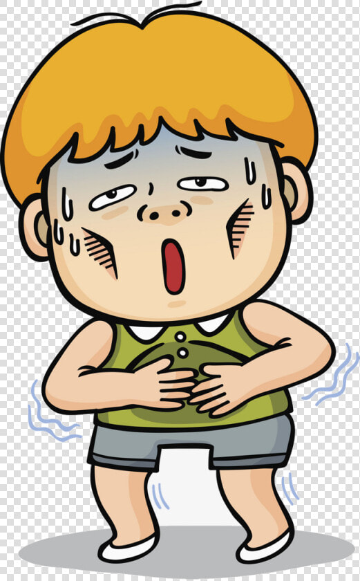 Sick Person Cartoon Of Transparent Png   Sick Boy Clipart  Png DownloadTransparent PNG