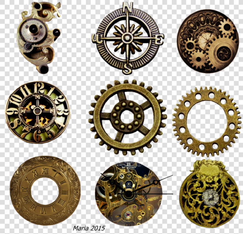 Steampunk Clock Png   Vintage Clock Gear Png  Transparent PngTransparent PNG