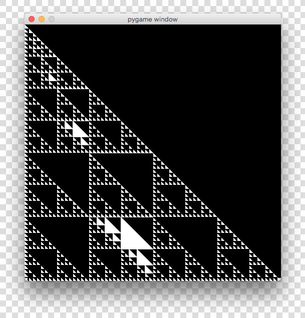 Sierpinski S Triangle Pygame Recursive   Triangle  HD Png DownloadTransparent PNG