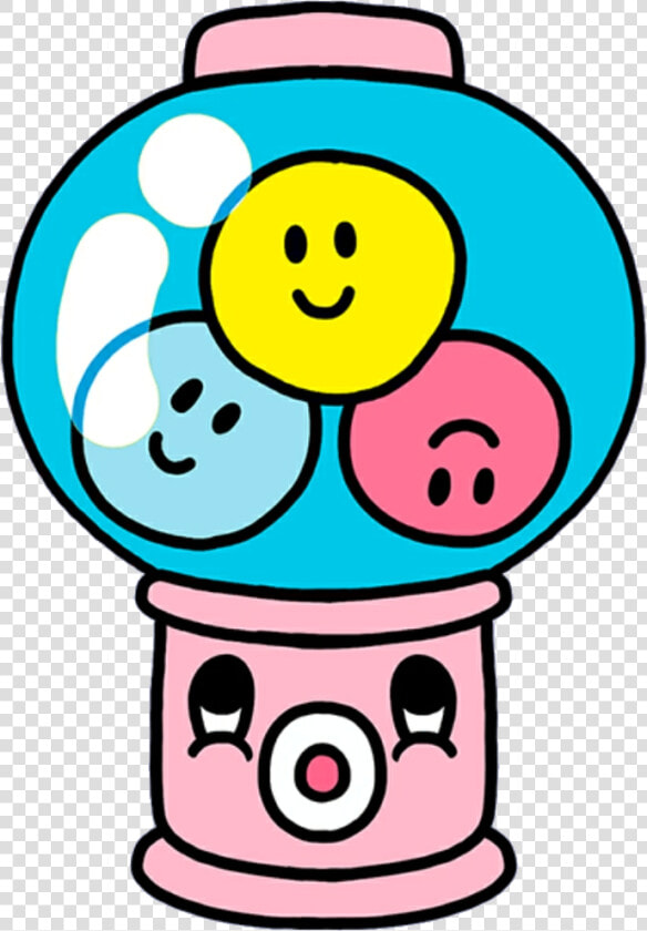  bubblegum  gum  candy  mochi  kawaii  cute  softbot   Cute Kawaii Bubble Gum  HD Png DownloadTransparent PNG