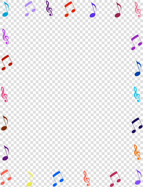 Marco Notas Musicales Png   Purple Music Note Border Transparent  Png DownloadTransparent PNG