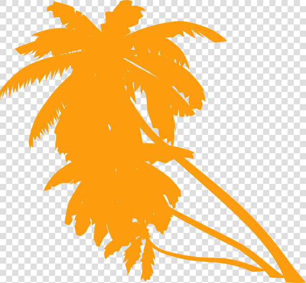 Png Orange Palm Tree Black And White   Animated Palm Tree Png  Transparent PngTransparent PNG