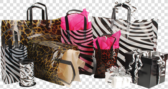 Animal Print Shoppers   Handbag  HD Png DownloadTransparent PNG