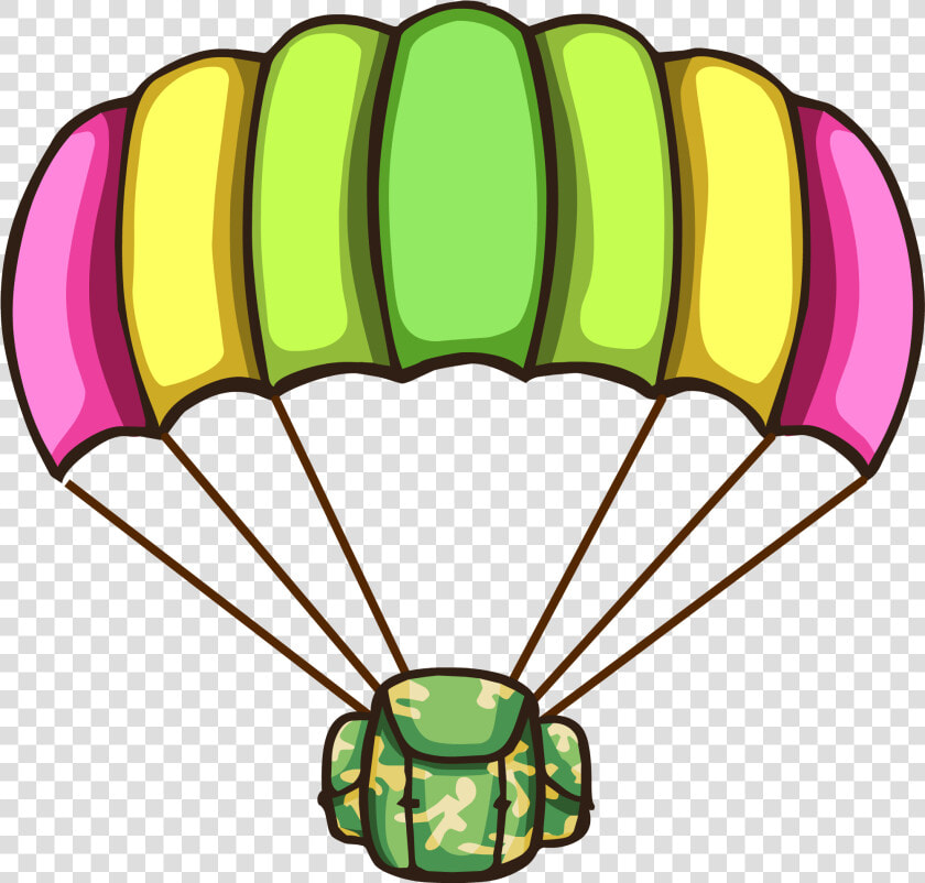 Parachute Clipart Green   Parachute Push Clipart  HD Png DownloadTransparent PNG