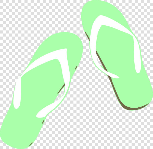 Green Flip Flops Svg Clip Arts   Flip flops  HD Png DownloadTransparent PNG