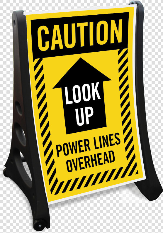 Danger Overhead Electrical Power Lines Sign Legal Signs   Sign  HD Png DownloadTransparent PNG