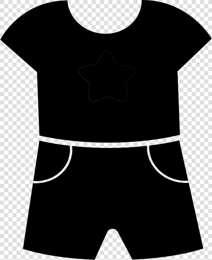 Transparent Dress Icon Png   Baby Clothes Black And White Clipart Png  Png DownloadTransparent PNG