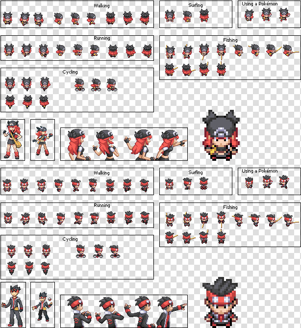 Pokemon Gba Overworld Sprites  HD Png DownloadTransparent PNG