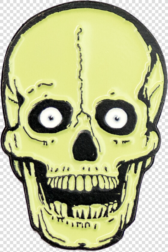 Green Skull Enamel Pin   Green Skull Transparent  HD Png DownloadTransparent PNG