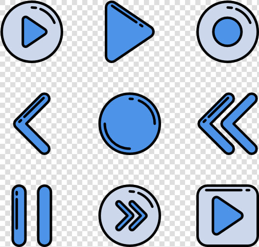 Media Mega Pack Color   Media Player Icon Png  Transparent PngTransparent PNG