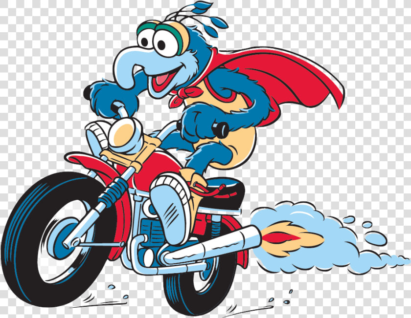 Muppets Studio Clip Art   Muppets Animal On Motorcycle  HD Png DownloadTransparent PNG