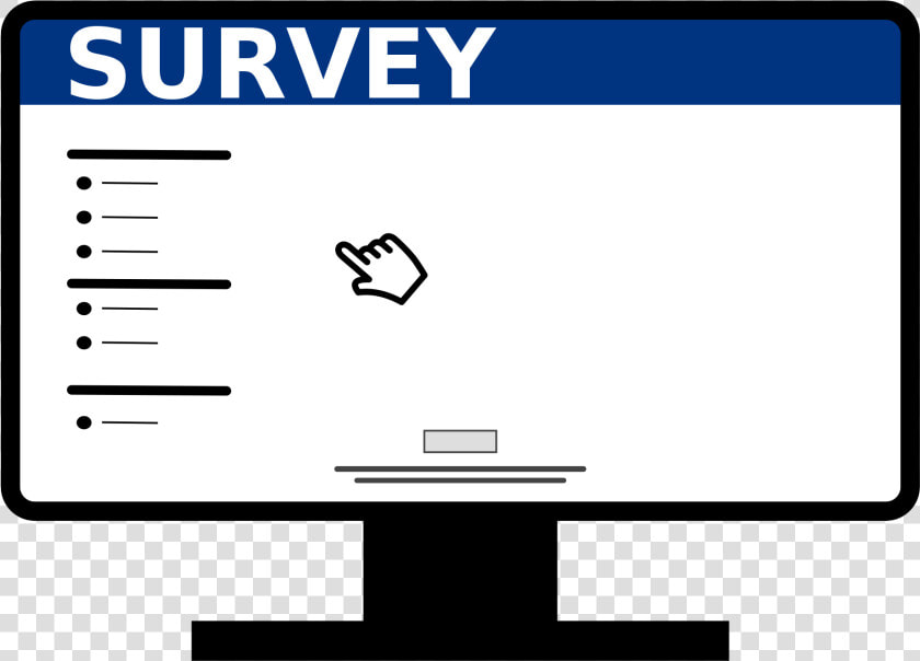 Survey Online Monitor Icon   Survey Clipart  HD Png DownloadTransparent PNG